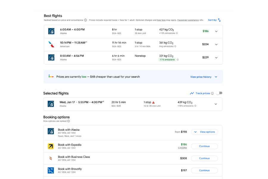 HOW TO FIND THE BEST FARES WITH GOOGLE FLIGHTS visual data 6